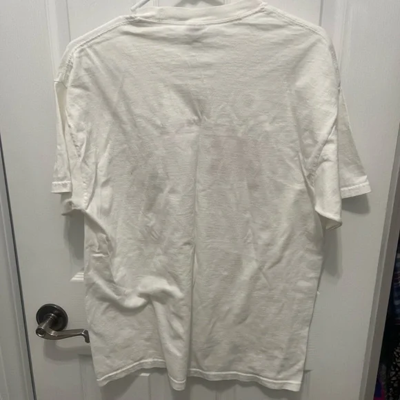 Jerzees Cream Tee with Bold Orange Virginia Design - Picture 11 of 13